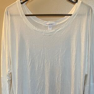 Ambiance Cream Long Sleeve Top